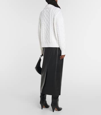 White Label - Cardigan in lana a trecce | Proenza Schouler
