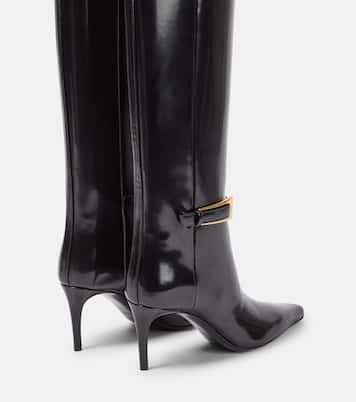 Bottes Lee en cuir verni | Saint Laurent