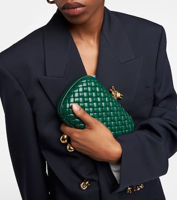 Clutch Knot Chain aus Leder | Bottega Veneta