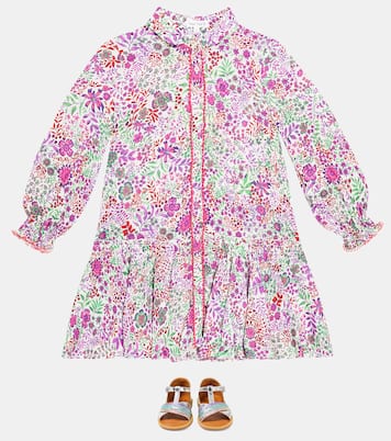 Abito Tesorino con stampa floreale | Poupette St Barth Kids