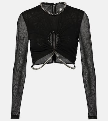 Top raccourci à ornements | Dion Lee