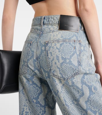 Diego snake-print straight jeans | Sportmax