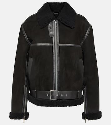 Shearling and suede jacket  | Toteme