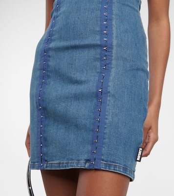 Robe en jean à fleurs | Rotate