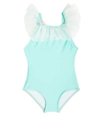 Baby Badeanzug Barcelona mit Tüll | Suncracy
