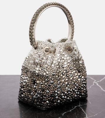 Bucket-Bag Bon Bon mit Kristallen | Jimmy Choo