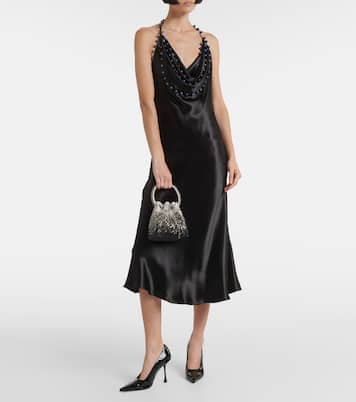 Bucket-Bag Bon Bon mit Kristallen | Jimmy Choo