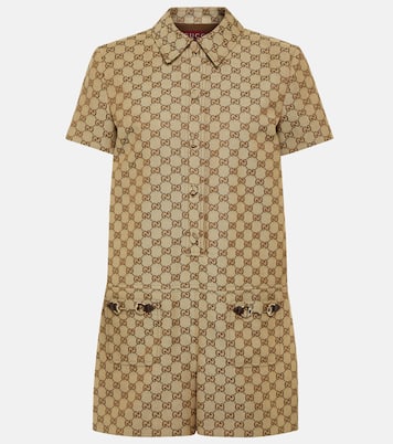 Mono en lona GG de algodón | Gucci