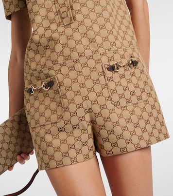 Mono en lona GG de algodón | Gucci