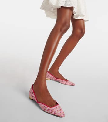 Ballerine Maia in canvas | Aquazzura