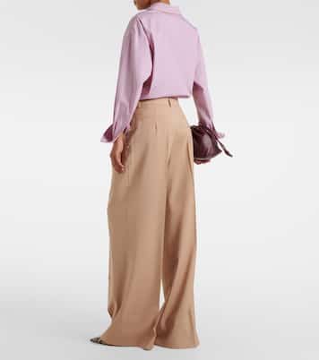 Weite Hose aus Wolle | Sportmax