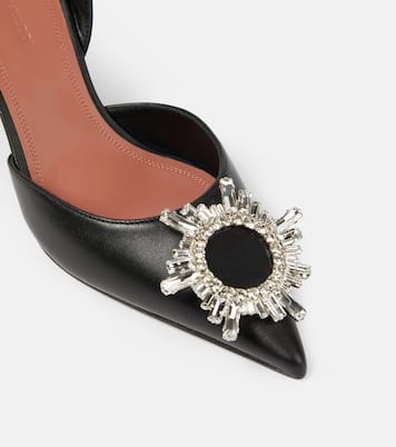 Escarpins Begum 70 en cuir | Amina Muaddi