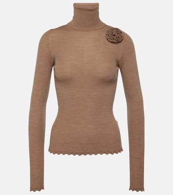 Rollkragenpullover aus Wolle | Blumarine