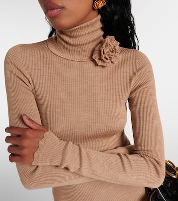 Rollkragenpullover aus Wolle | Blumarine