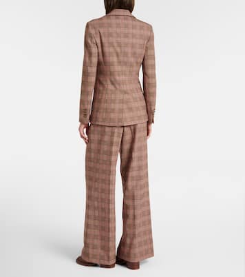 Checked wool-blend blazer | Etro