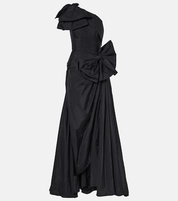 Abito lungo monospalla in taffetà | Elie Saab