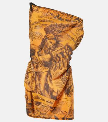 Robe asymétrique imprimée | Acne Studios