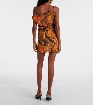 Robe asymétrique imprimée | Acne Studios