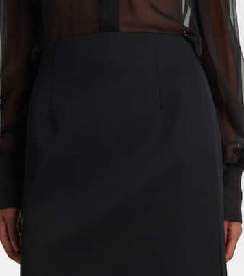 Jupe crayon en laine vierge | Valentino