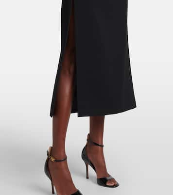 Jupe crayon en laine vierge | Valentino