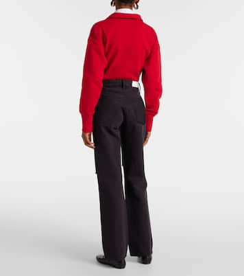 Jeans flared 90s de tiro alto con rotos | Re/Done