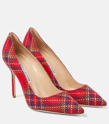Pumps BB 90 in canvas | Manolo Blahnik