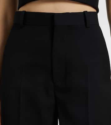 Pantalon droit en laine vierge | Wardrobe.NYC
