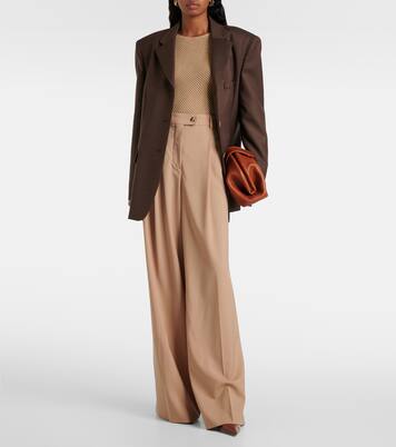 x RHW Web wool-blend bodysuit | Wardrobe.NYC