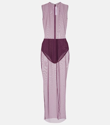 Abito midi in mesh | Alex Perry