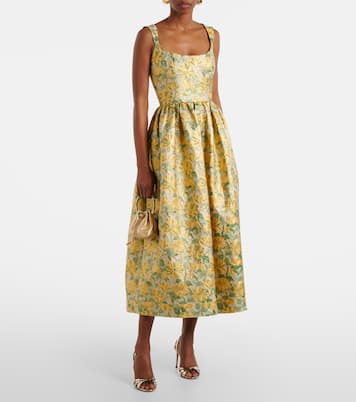 Abito lungo in jacquard lamé | Markarian