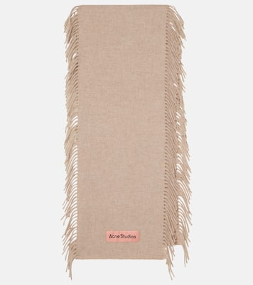 Bufanda de lana con flecos | Acne Studios