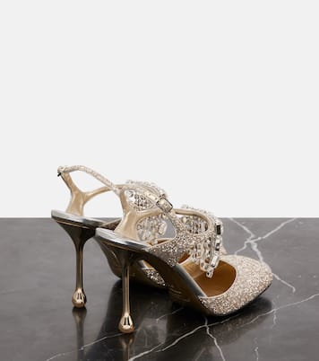 Pumps Verity 95 con cristalli e glitter | Jimmy Choo