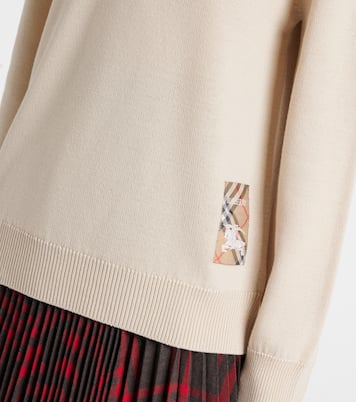 EKD Burberry Check wool sweater | Burberry