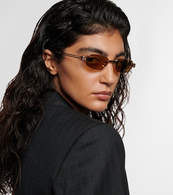 Occhiali da sole rettangolari | Bottega Veneta