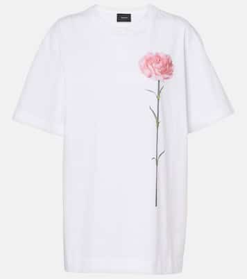 T-shirt Carnation in jersey di cotone | Simone Rocha