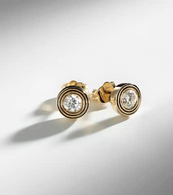 Boucles d'oreilles Fluted en or 14 ct | Sydney Evan