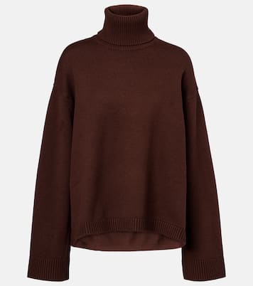 Rhea wool and cotton turtleneck sweater | The Frankie Shop