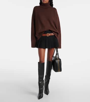 Rhea wool and cotton turtleneck sweater | The Frankie Shop