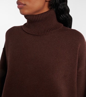 Rhea wool and cotton turtleneck sweater | The Frankie Shop
