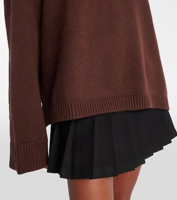 Rhea wool and cotton turtleneck sweater | The Frankie Shop