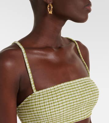 Top bralette a quadri | Vince