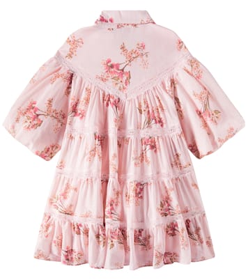 Vestido camisero de algodón floral | Petite Amalie  