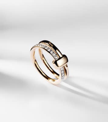 Bague Pomellato Together en or rose 18 ct et diamants | Pomellato