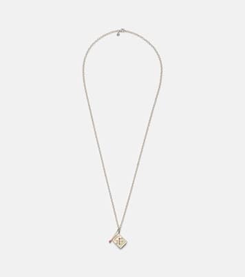 Perfect Match 14kt gold necklace with diamonds and rubies  | Sydney Evan