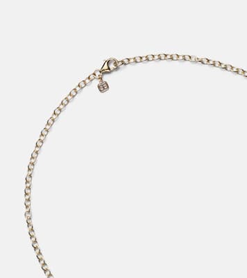 Perfect Match 14kt gold necklace with diamonds and rubies  | Sydney Evan