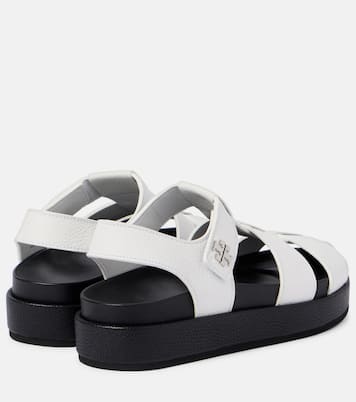 Double T leather fisherman sandals | Tory Burch