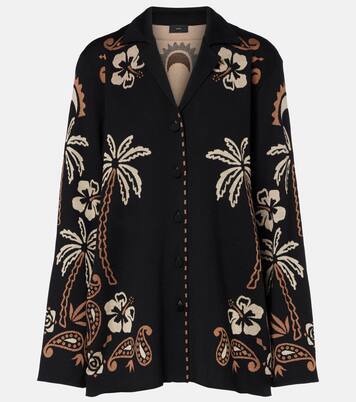 Glimpse of Eden wool and silk shirt | Alanui