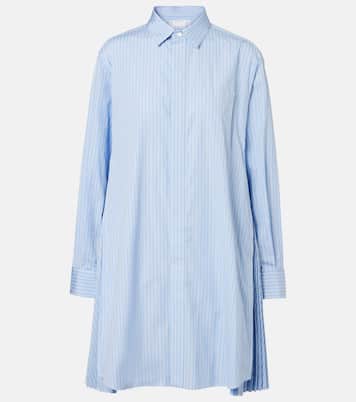 Robe chemise rayée en coton | Sacai