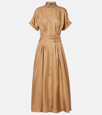 Midikleid aus Seidensatin | Ralph Lauren Collection
