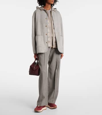 Wool and cashmere down jacket | Moncler